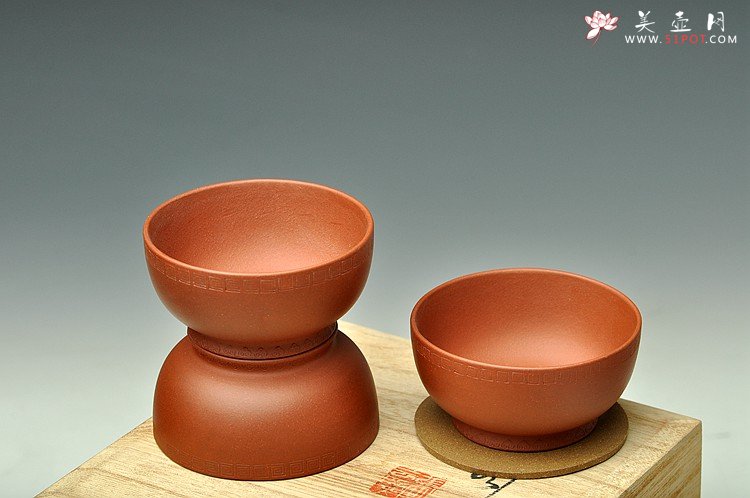 紫砂壶图片：于洪霞设计监制 贵知杯 美壶定制出品 富贵大气 做工精致 - 美壶网