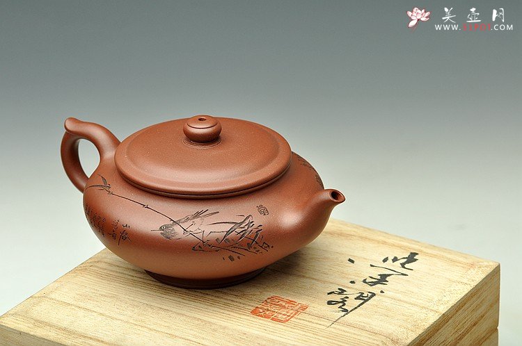 紫砂壶图片：张云熙最新作品 线条流畅 凤鸣 - 美壶网