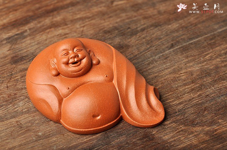 紫砂壶图片：卧佛一只 做工精致 生动细腻 - 美壶网