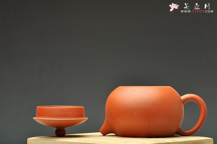 紫砂壶图片：造型周正 端庄大方 全手红泥大西施 - 美壶网