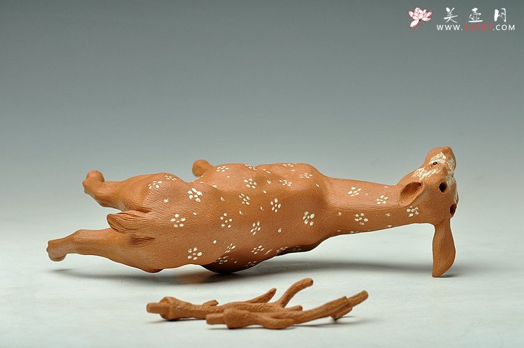 紫砂壶图片：梅花鹿 - 美壶网