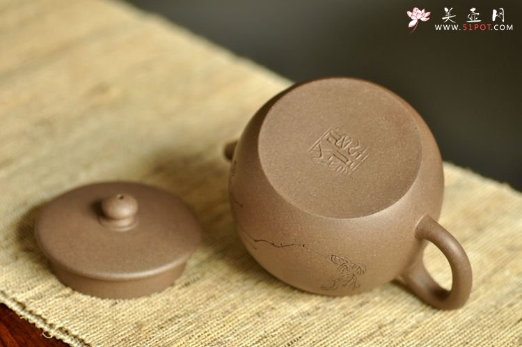 紫砂壶图片：和石装饰 万工经典之作 全手明香 实用精品 - 美壶网