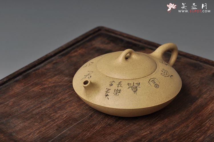 紫砂壶图片：本绿合欢 - 美壶网