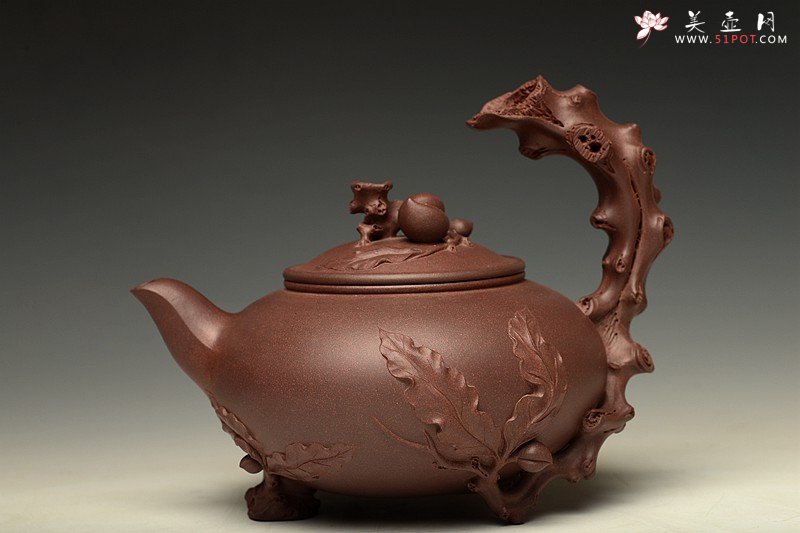 紫砂壶图片：霸气外露o(∩_∩)o  圣桃壶 精品重器 其功力可见一斑 诸兄细品~ - 美壶网