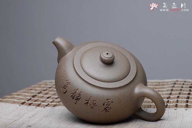 紫砂壶图片：饱满浑厚 生活感悟~ 钱伟刚原创作品 耐品之作 虚极 - 美壶网