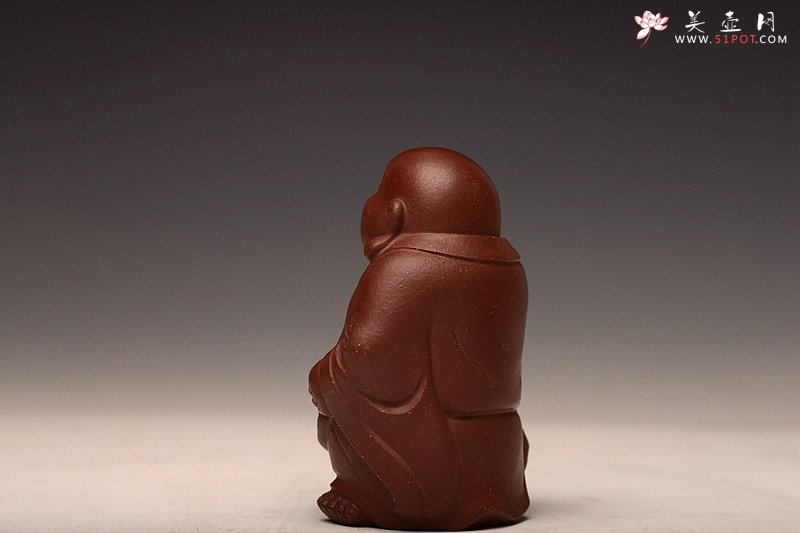 紫砂壶图片：精品开心小弥勒 表情细腻 栩栩如生~ - 美壶网
