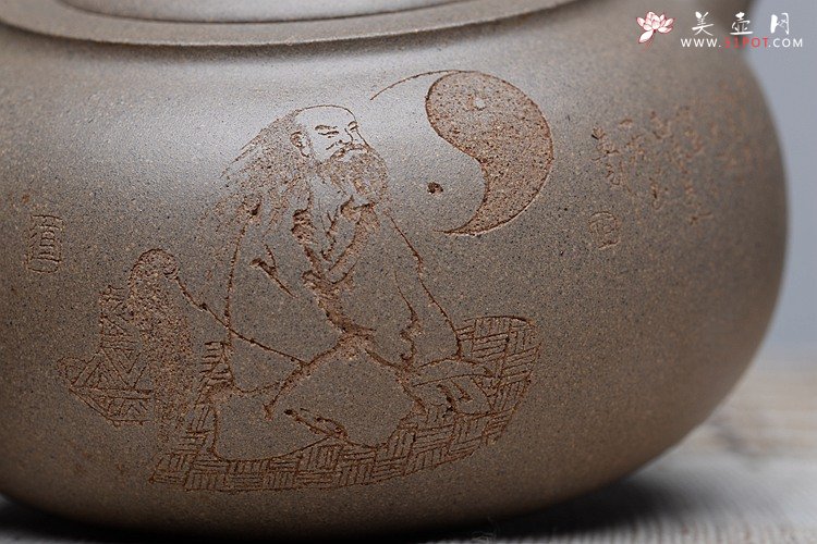 紫砂壶图片：饱满浑厚 生活感悟~ 钱伟刚原创作品 耐品之作 虚极 - 美壶网