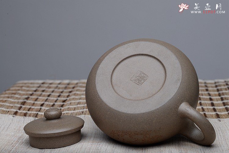 紫砂壶图片：饱满浑厚 生活感悟~ 钱伟刚原创作品 耐品之作 虚极 - 美壶网