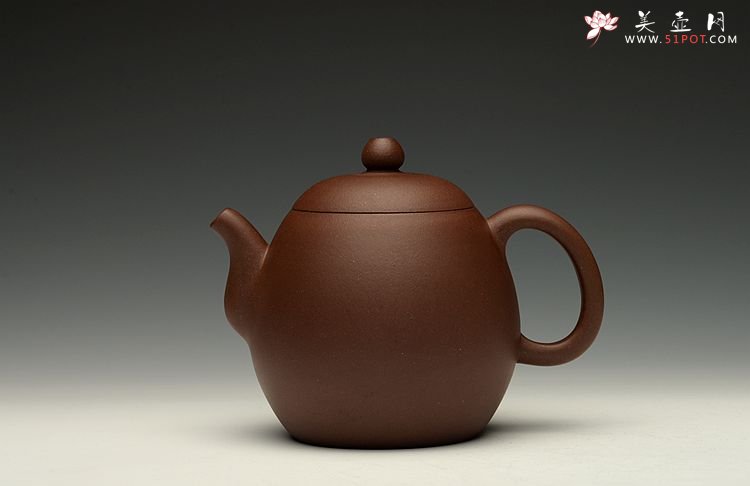 紫砂壶图片：周路健全手新作 挺拔有力 耐品实用  龙蛋壶 - 美壶网