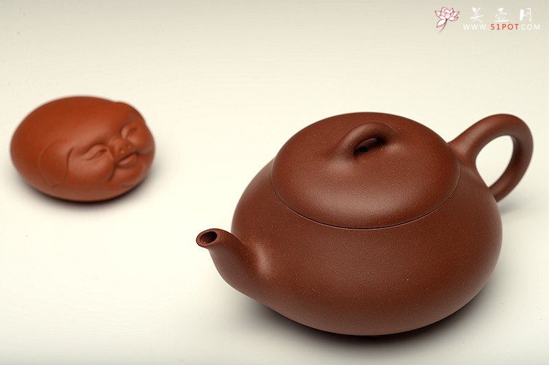 紫砂壶图片：张弛有度 工整温润 汉棠石瓢 - 美壶网