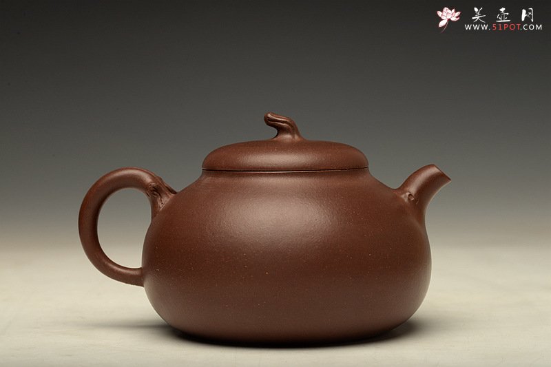 紫砂壶图片：潘丹初力作 简意花货 优美可人寓意吉祥 翠香 - 美壶网