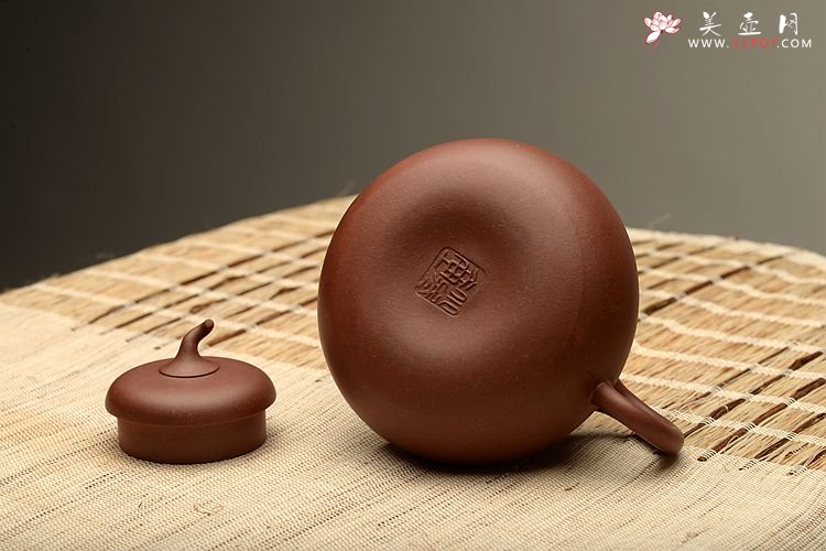 紫砂壶图片： 曼生十八式之全手一捺底葫芦 优质底槽青 经典代表作 - 美壶网