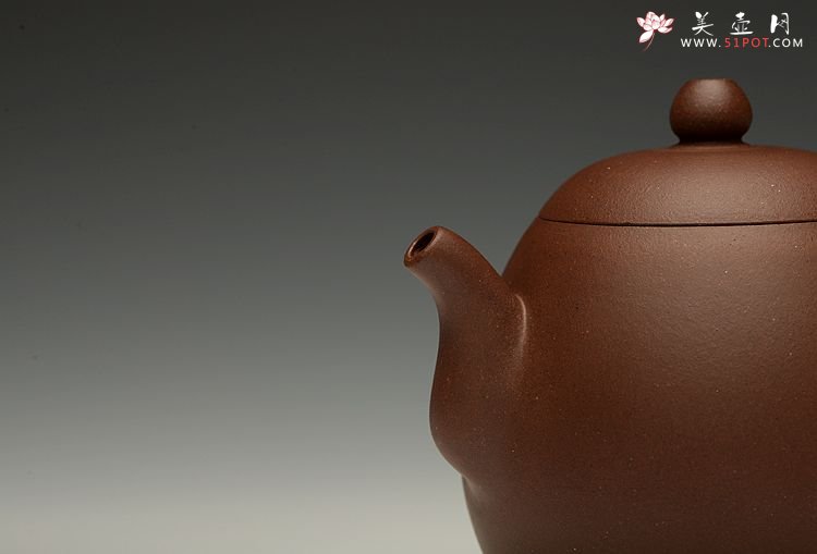 紫砂壶图片：周路健全手新作 挺拔有力 耐品实用  龙蛋壶 - 美壶网
