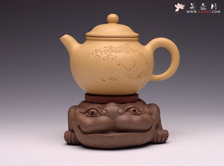 紫砂壶图片：金蟾托 - 美壶网