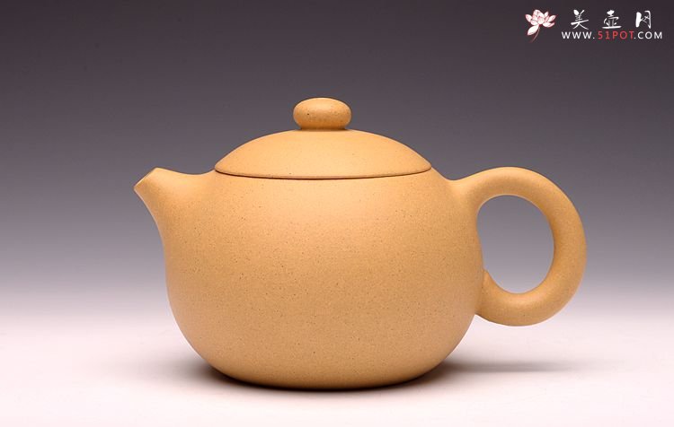 紫砂壶图片：助工之本绿西施 器形周正  - 美壶网