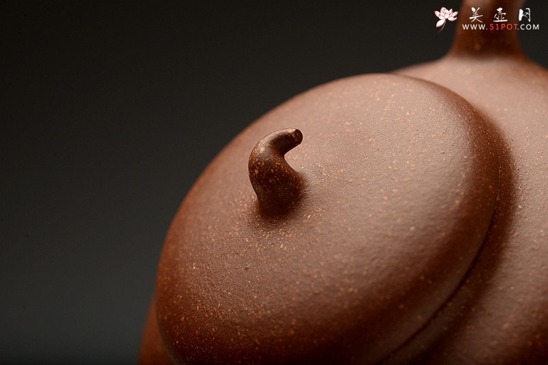 紫砂壶图片：薄胎雅品 天地小如瓜好事唯茗茶 全手一捺底玉瓜 优质降坡泥 - 美壶网