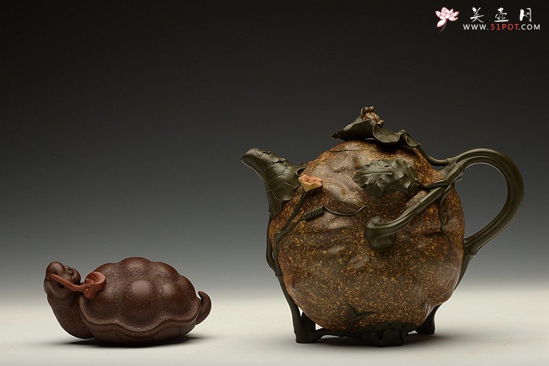 紫砂壶图片：写实风格之田园情趣~ 精品欣赏 - 美壶网