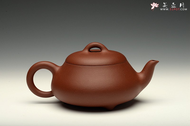 紫砂壶图片：张弛有度 工整温润 汉棠石瓢 - 美壶网