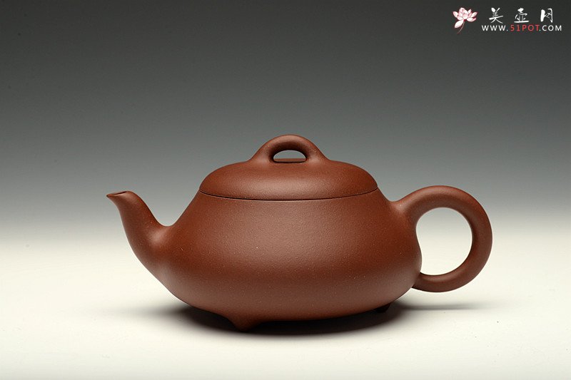紫砂壶图片：张弛有度 工整温润 汉棠石瓢 - 美壶网