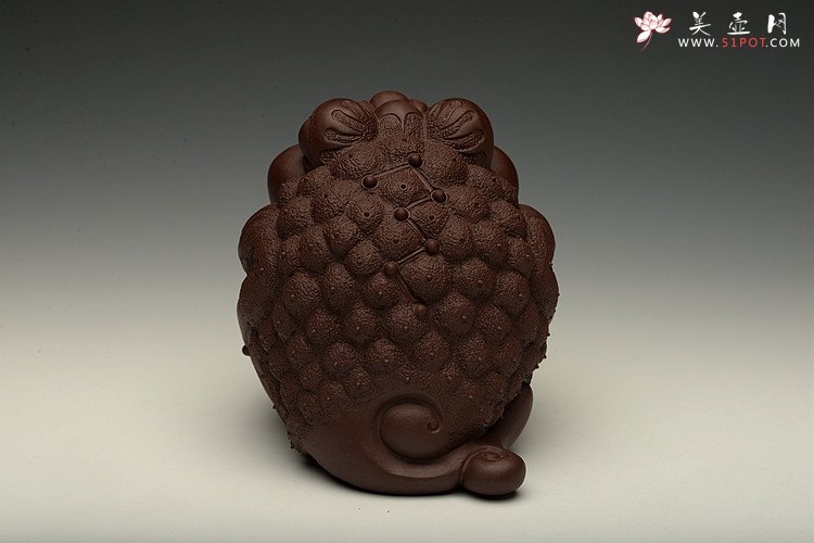 紫砂壶图片： 金蟾 栩栩如生  和气生财 - 美壶网