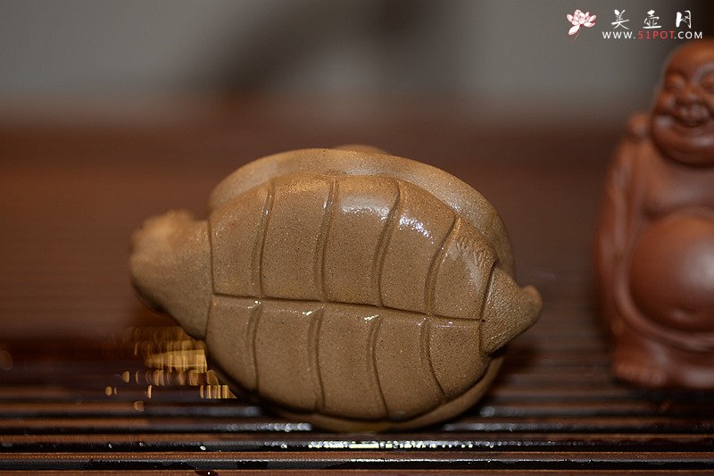 紫砂壶图片：龟虽寿之小龟o(∩_∩)o  茶盘宠物~ - 美壶网