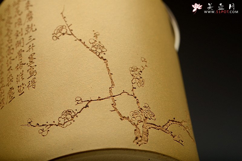 紫砂壶图片：陈宏林装饰 强强联合 全手玉麟洋桶 摹 - 美壶网