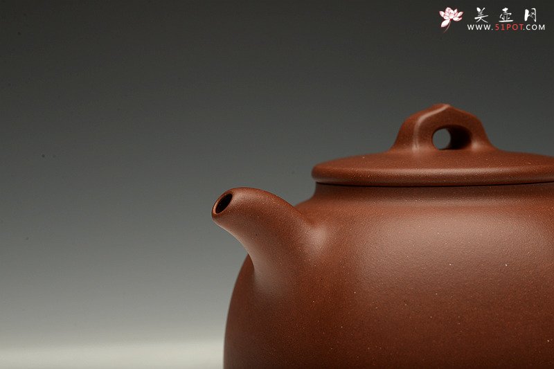 紫砂壶图片：做工精致 寓方于圆  全手六方井栏 - 美壶网