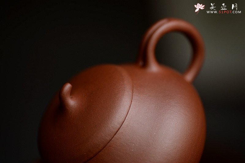 紫砂壶图片：张悦原创文人壶 感悟慢生活~ 全手遐逸壶 精品底槽青 - 美壶网