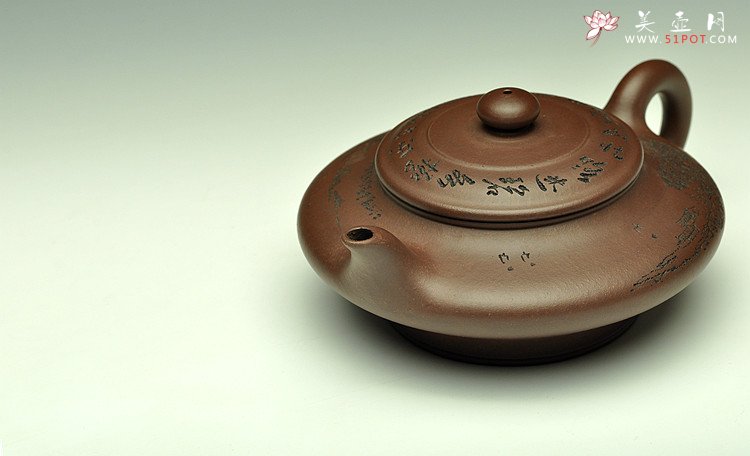 紫砂壶图片：虚扁 - 美壶网