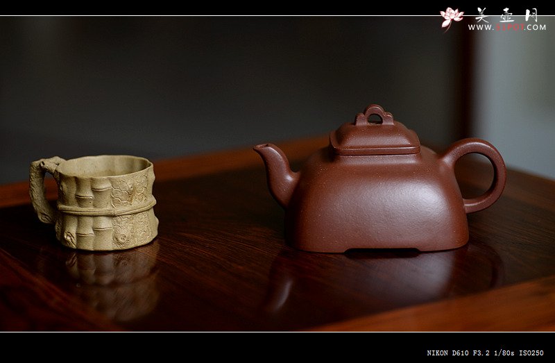 紫砂壶图片：全手工拍打成型 难度极高 孤棱 精工代表作 - 美壶网