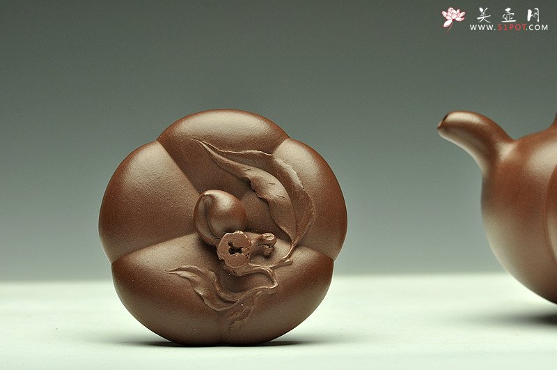 紫砂壶图片：顾正芳新品 高难度精品 饱满大气 全手上合桃 紫砂臻品 值得珍藏~ - 美壶网