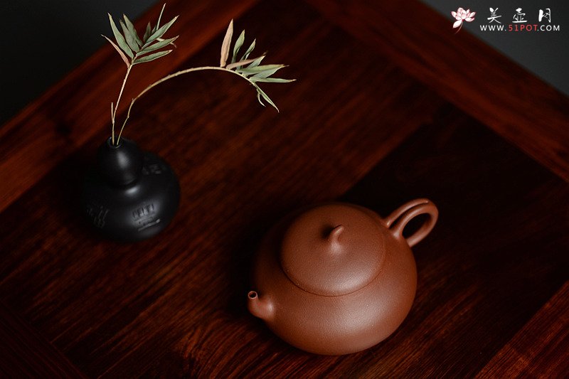 紫砂壶图片：张悦原创文人壶 感悟慢生活~ 全手遐逸壶 精品底槽青 - 美壶网