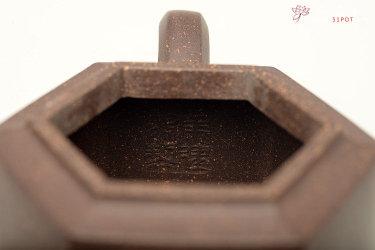 紫砂壶图片：线条流畅  挺拔实用  全手六分玉柱 - 美壶网