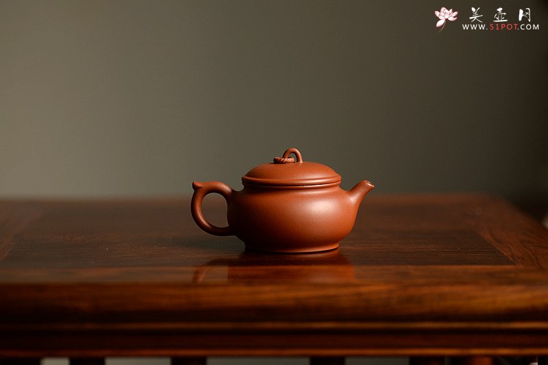 紫砂壶图片：功夫茶之朱泥小壶 灵秀之作  筑云 - 美壶网