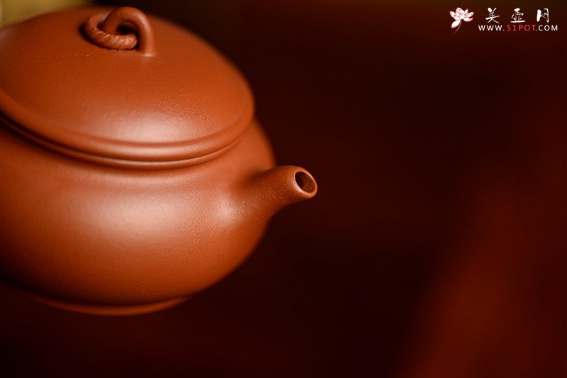 紫砂壶图片：功夫茶之朱泥小壶 灵秀之作  筑云 - 美壶网