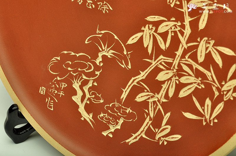 紫砂壶图片：陆轶舟部分挂盘作品欣赏 ~ - 美壶网