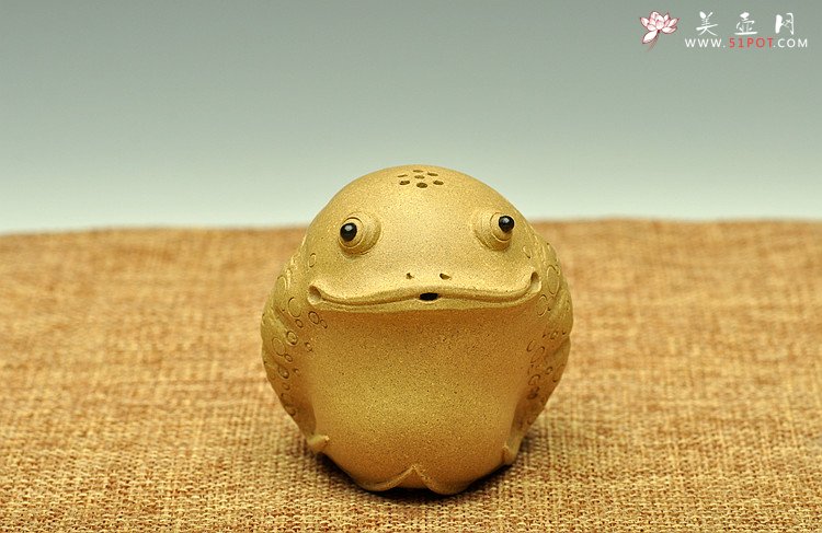 紫砂壶图片：全手茶宠 文房水注 年年有余   - 美壶网