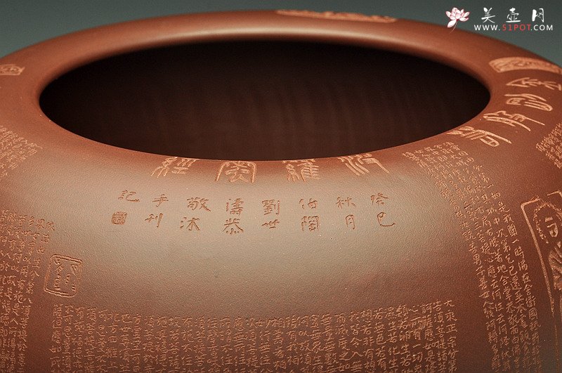 紫砂壶图片：金刚经钵盂~精品之作 欣赏 - 美壶网