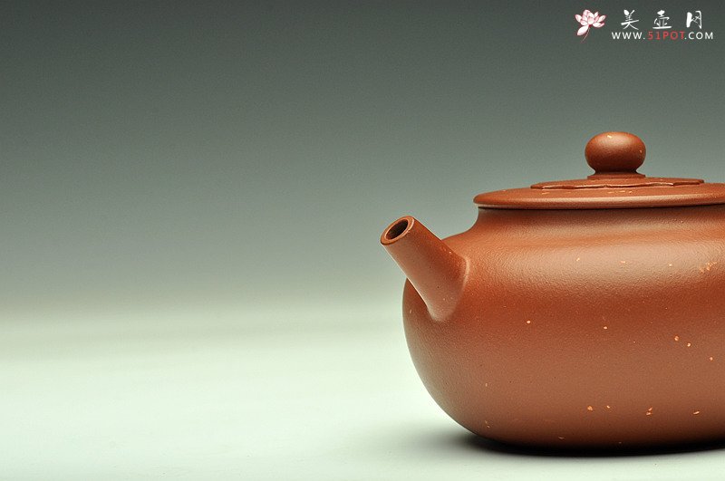 紫砂壶图片：温文尔雅 素雅精致  全手铺砂明华 - 美壶网