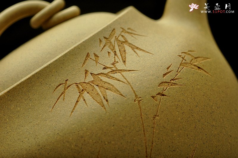 紫砂壶图片：文气作品  线条含蓄流畅 全手虚极 - 美壶网