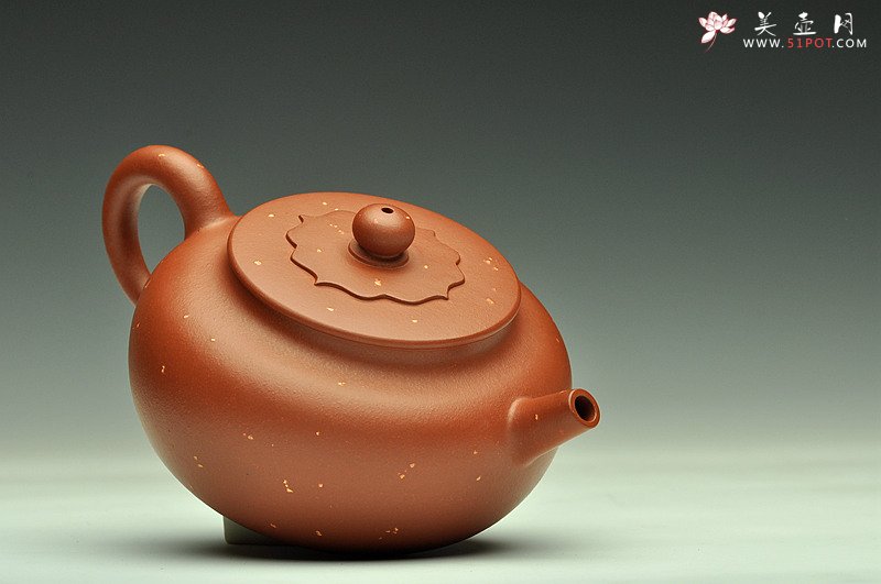 紫砂壶图片：温文尔雅 素雅精致  全手铺砂明华 - 美壶网