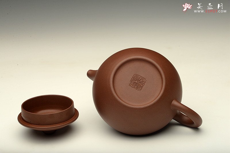 紫砂壶图片：邵春良最新作品 光素柔和 质朴大方 全手莲子 - 美壶网