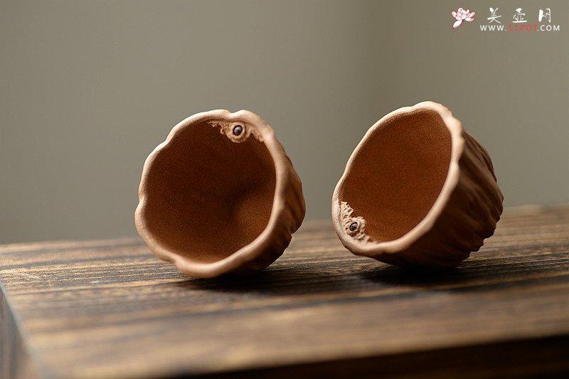 紫砂壶图片：文气老段 学院派风格 全手莲蓬品茗杯 清凉一夏o(∩_∩)o  - 美壶网