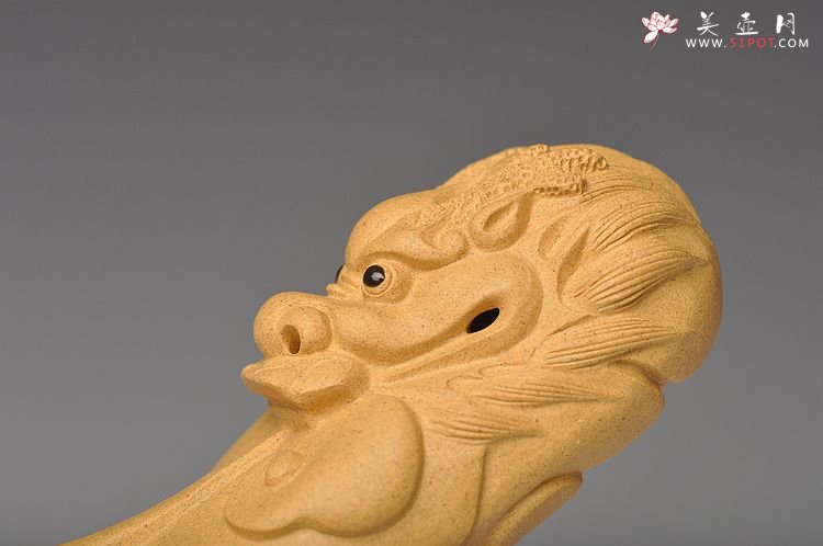 紫砂壶图片：精品茶宠如意狗 福猪 灵蛇 云龙 - 美壶网