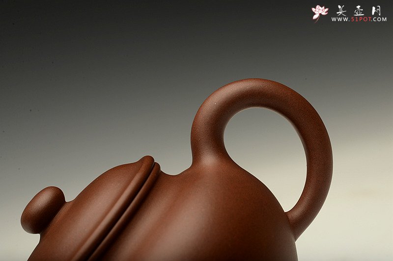 紫砂壶图片：邵春良最新作品 光素柔和 质朴大方 全手莲子 - 美壶网