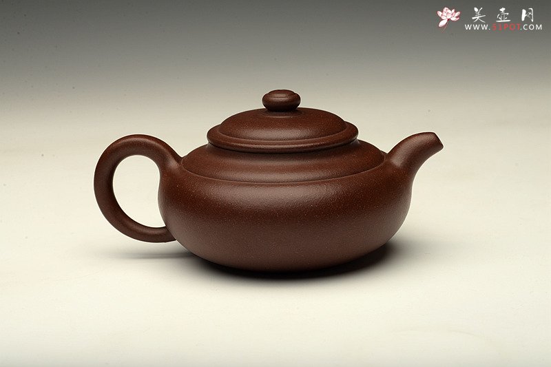 紫砂壶图片：线条优美 饱满精致 全手想泉 传统经典 - 美壶网