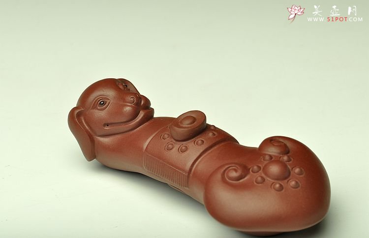 紫砂壶图片：精品茶宠如意狗 福猪 灵蛇 云龙 - 美壶网