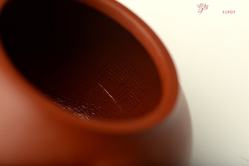 紫砂壶图片：原矿纯朱泥 不接受预定 娇艳可人 全手小苹果 于洪霞老师随兴而作 - 美壶网