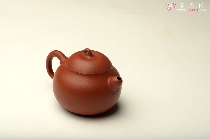 紫砂壶图片：原矿纯朱泥 不接受预定 娇艳可人 全手小苹果 于洪霞老师随兴而作 - 美壶网