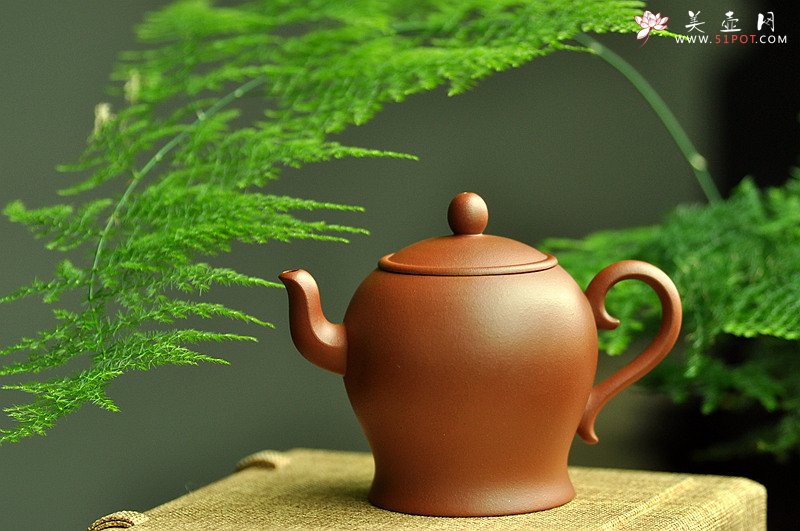 紫砂壶图片：款款深情 线条优美  夏艳美人~ 茶盘尤物o(∩_∩)o  - 美壶网